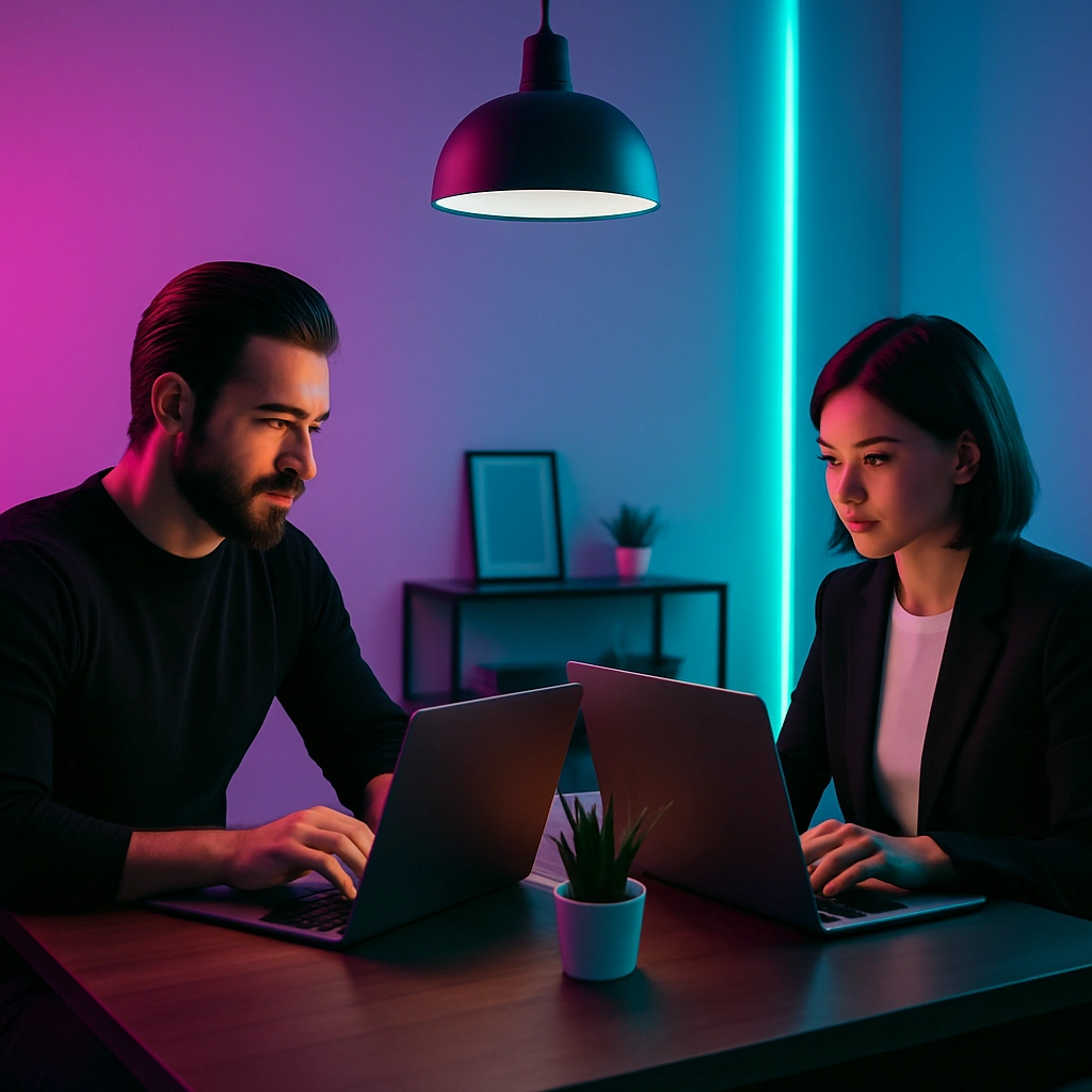 Digital collaboration workspace for AI stack alignment