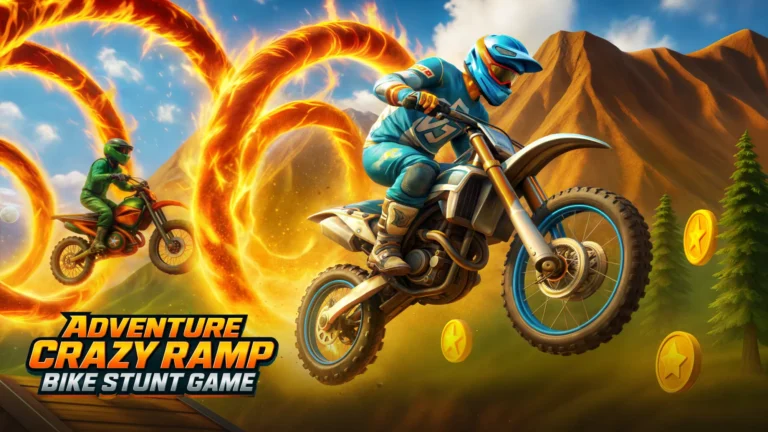Adventure Crazy Ramp Bike Stunt Game cover image