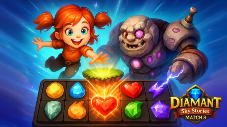 Diamant Match 3 Sky Story game cover image