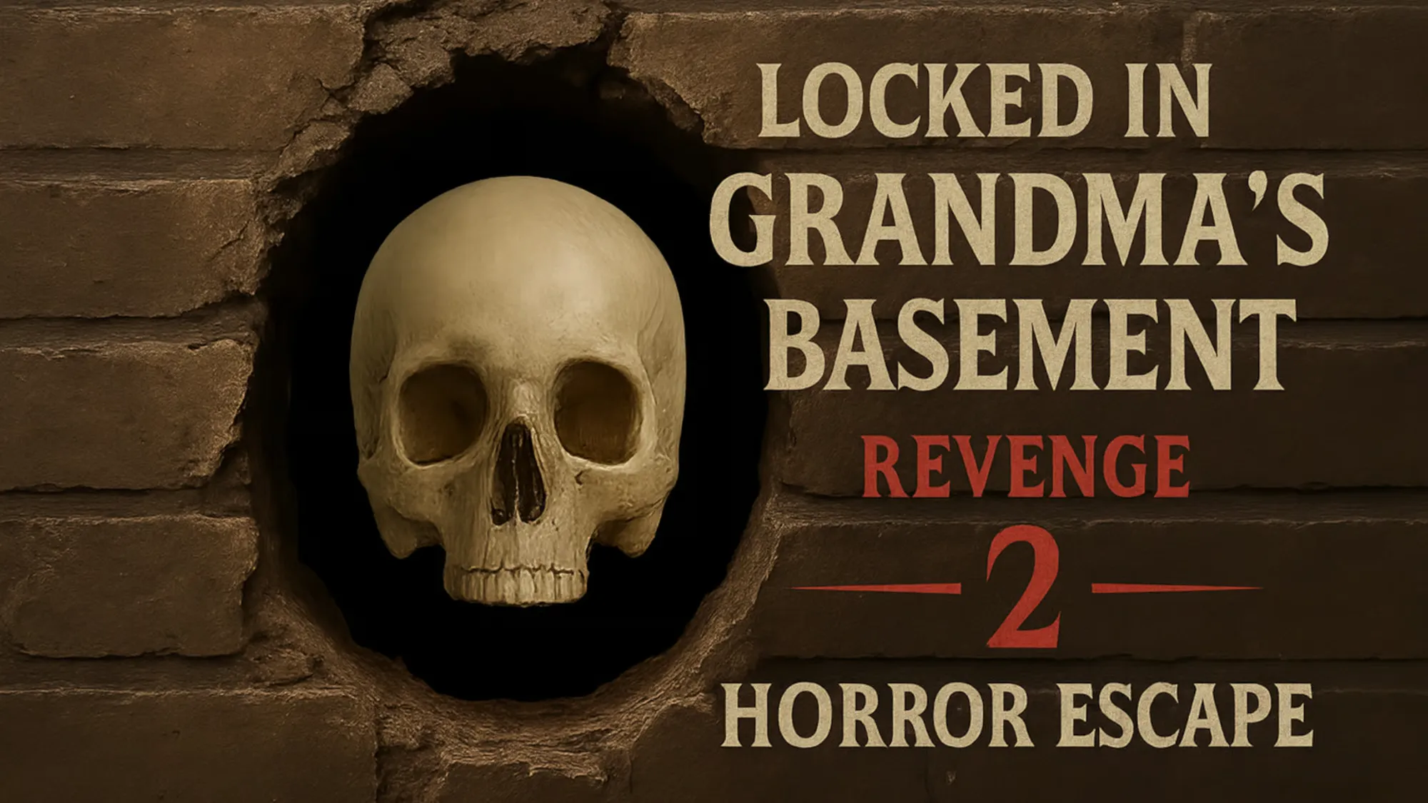 Locked in Grandma’s Basement 2 Revenge Horror Escape game cover image