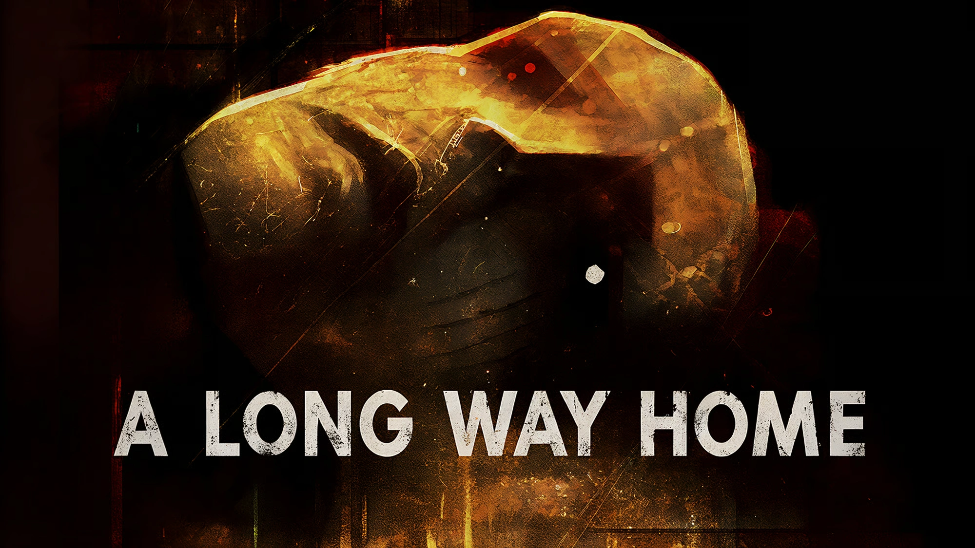 Moody game cover image with a silhouetted figure and the title A Long Way Home
