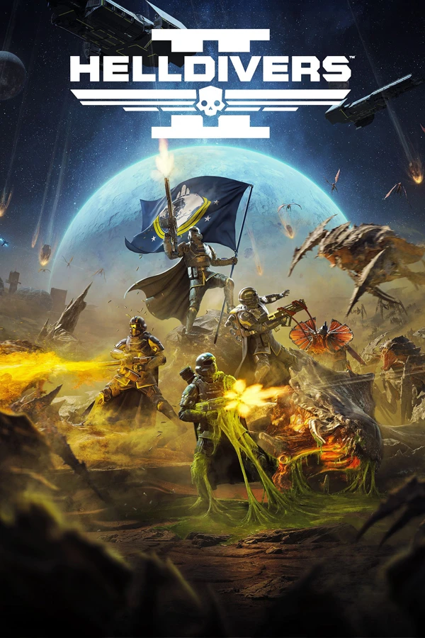 Helldivers 2 official game cover art
