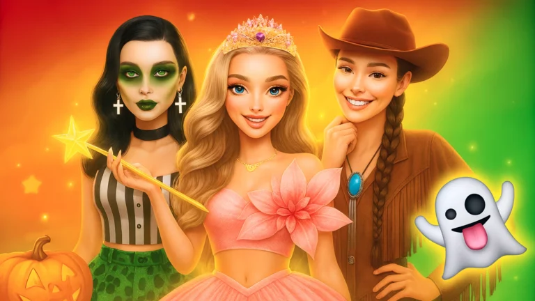 costume games featuring themed outfits and character styling choices