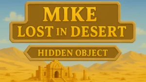 hidden object games online desert puzzle Mike Lost In Desert gameplay