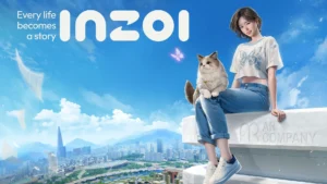 inZOI guide — official key art showing a character and cat overlooking Dowon city with Every Life Becomes a Story tagline
