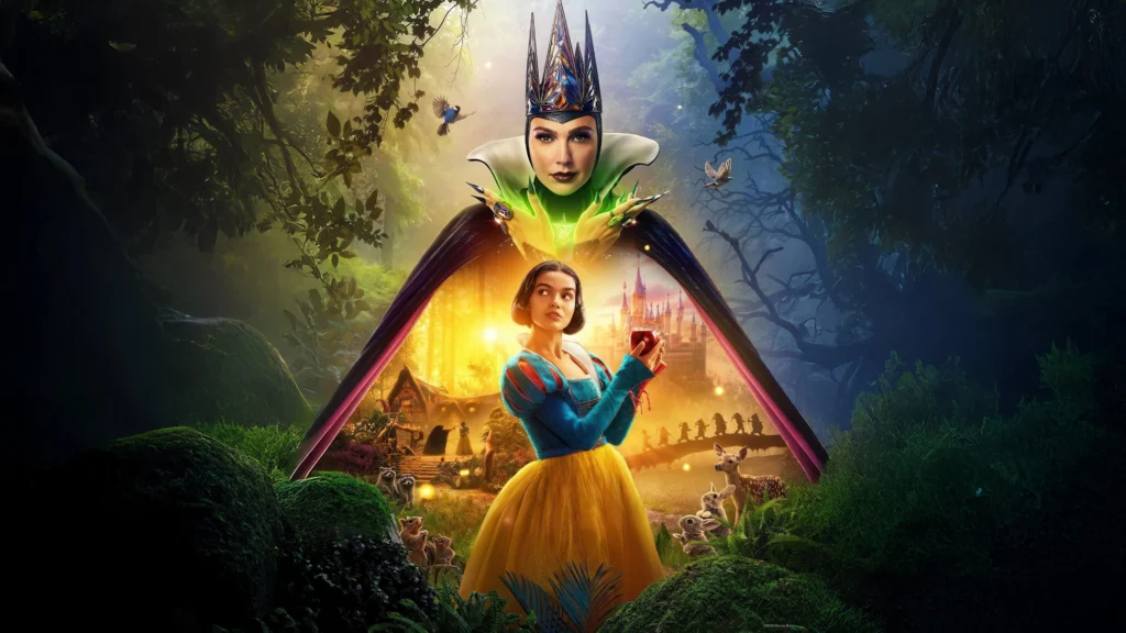 Snow White Disney live action fantasy movie Rachel Zegler 2025