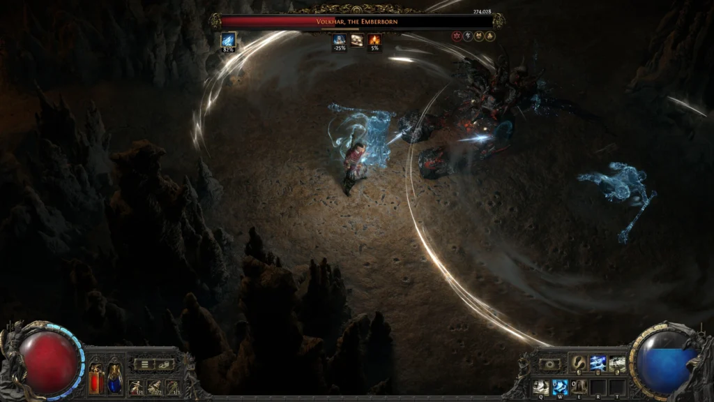 Path of Exile 2 six player co-op action RPG with deep skill tree and gem system