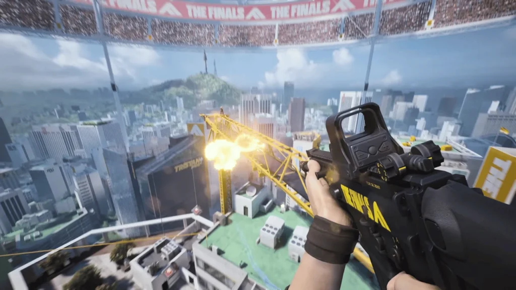 The Finals competitive shooter with fully destructible environments and buildings